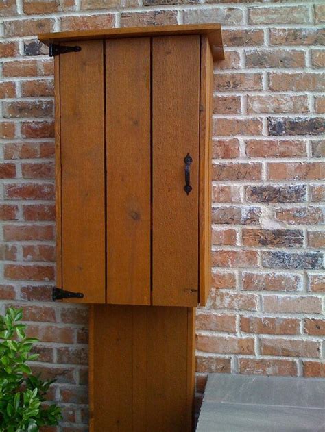 wooden electrical box cover|exterior electrical box covers.